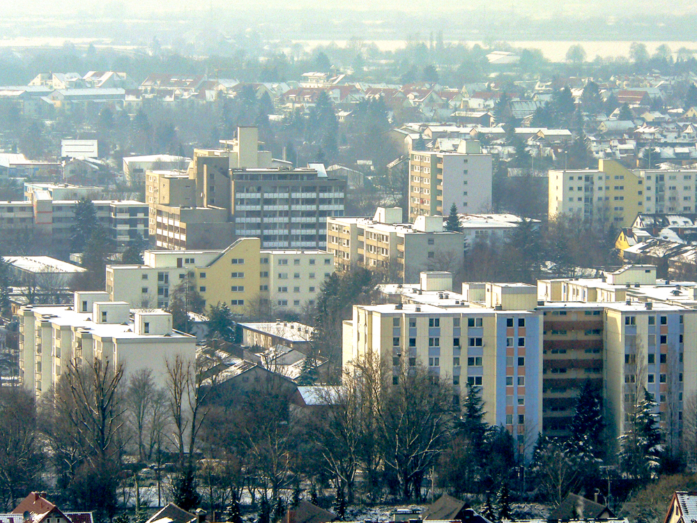 Blick auf Gebäude im Hasenleiser