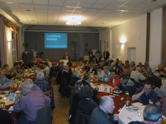 Blick in den Saal des Roten Ochsen