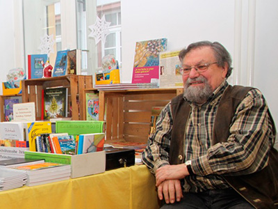 Ludwig beim Weihnachtsmarkt