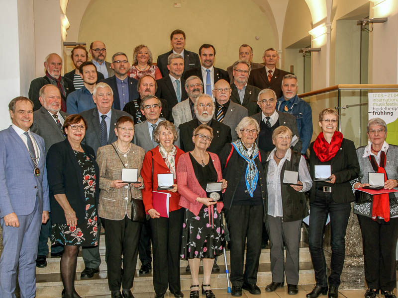 Gruppenfoto der Geehrten