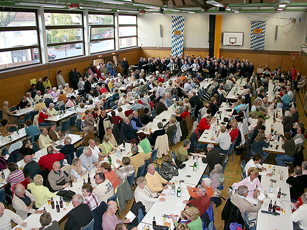 Blick in die Eichendorffhalle