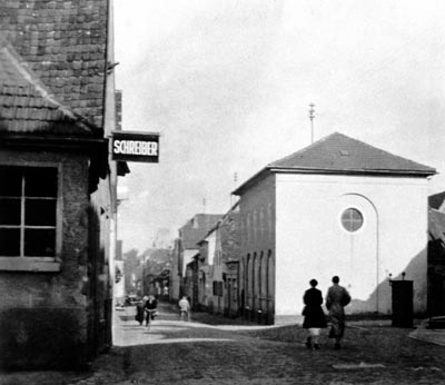 Fotografie der ehemaligen Synagoge